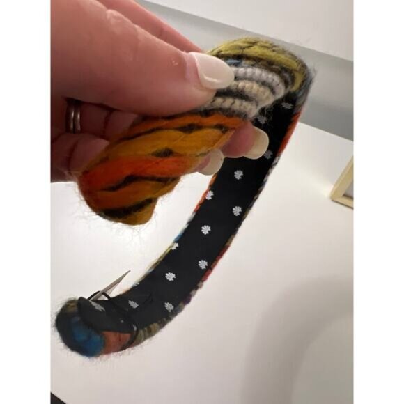 NWT Lele Sadoughi Mixed Yarn Alice Headband Women's In Sunset - Picture 5 of 7